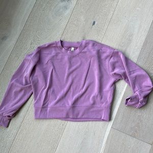 Lululemon super soft crop sweatshirt